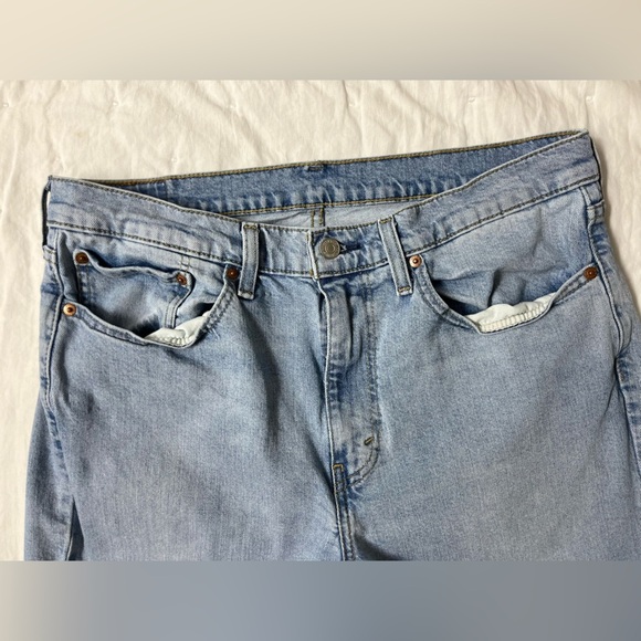 Levi's Blue Straight Leg Jeans Classic Denim - Picture 2 of 5